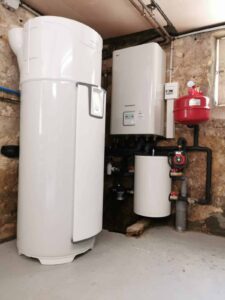 Installation PAC Air-eau de 10kW à Quincampoix (76)